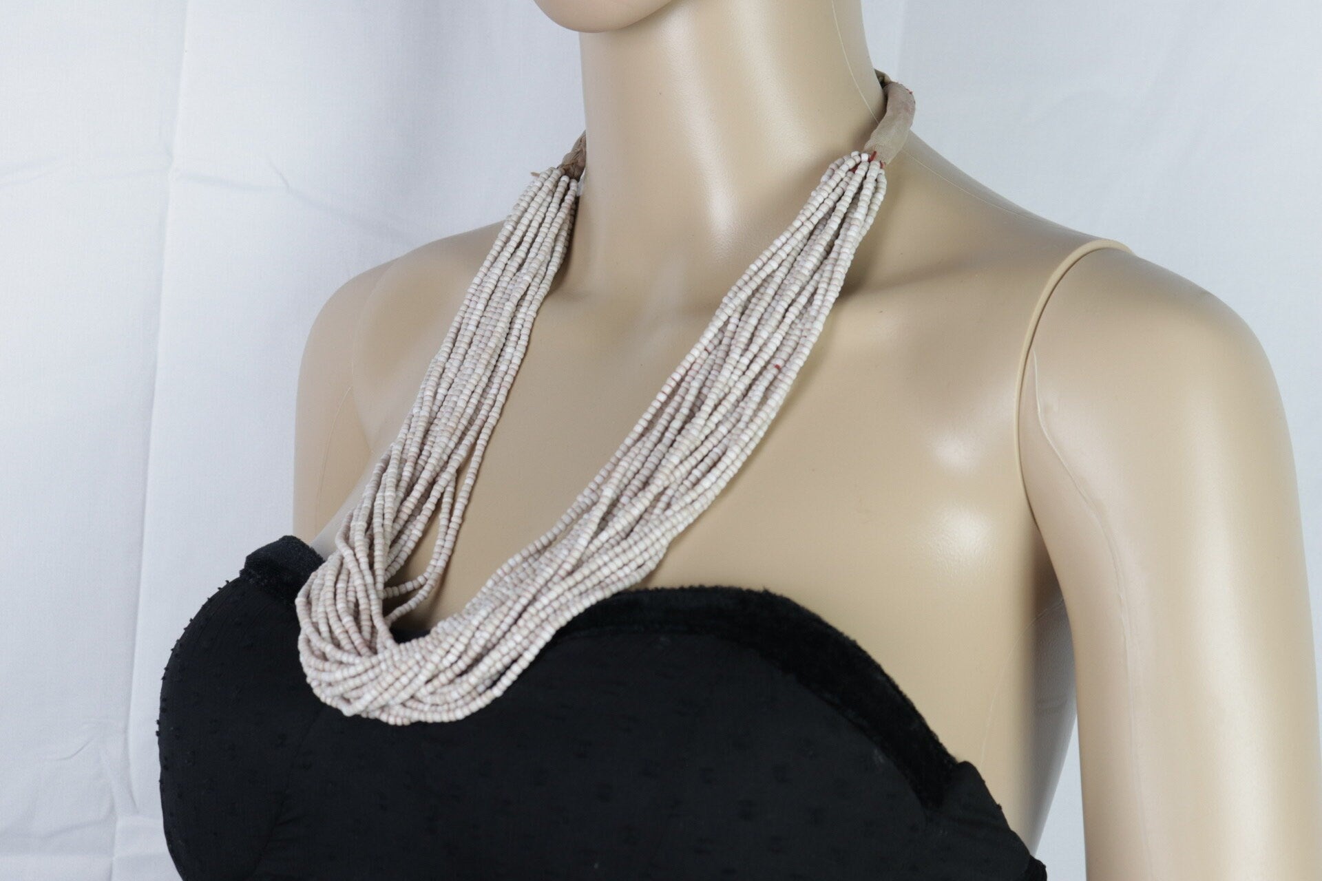 Afghan Seed Beads Necklace, Multi Strands Necklace, Tribal Belly Dance Necklace, Red Color Necklace, Mix Charm Necklace, Afghan Necklace,