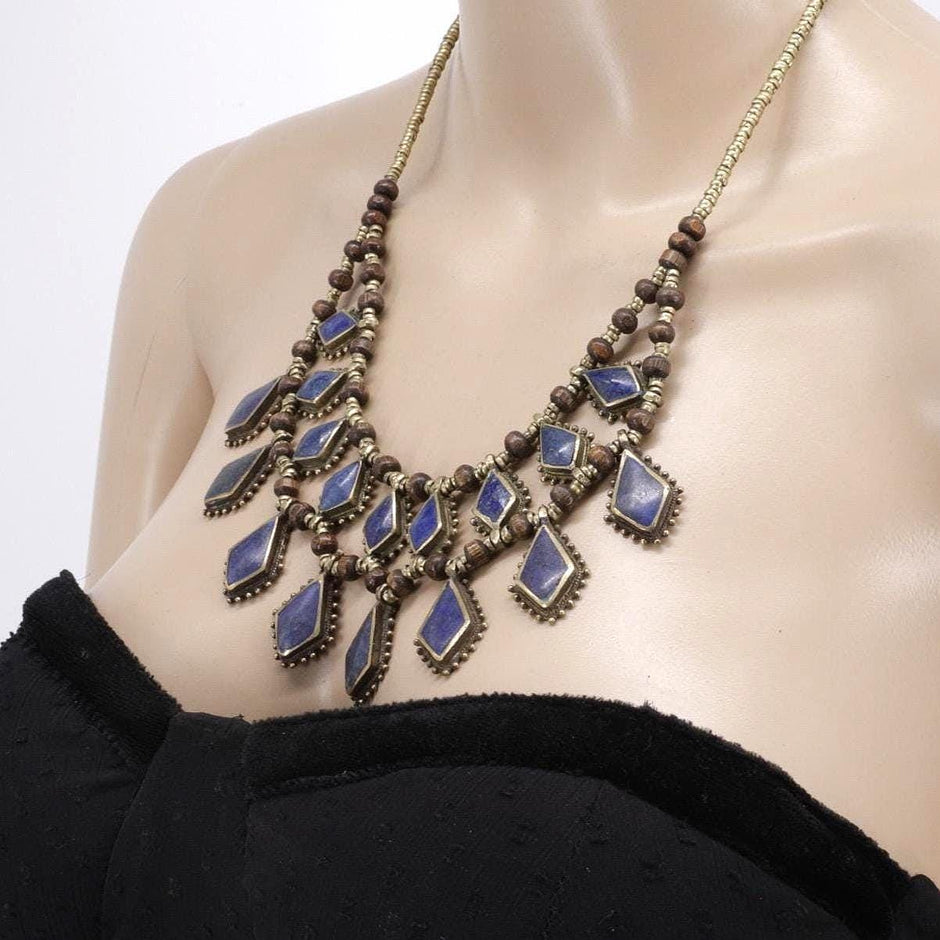 Lapis Lazuli Statement Necklace