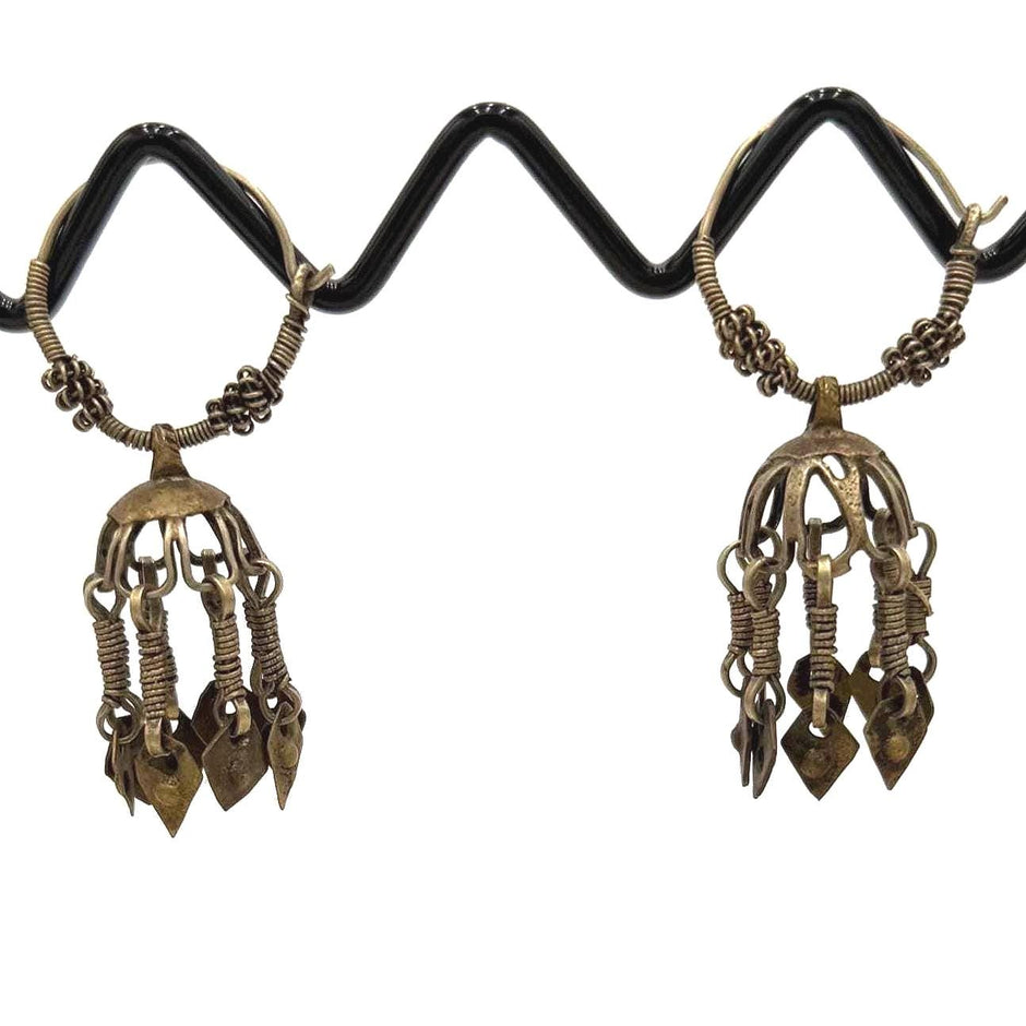 Afghan Vintage Hoops Earrings
