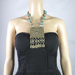 Afghan Vintage Statement Beaded Necklace