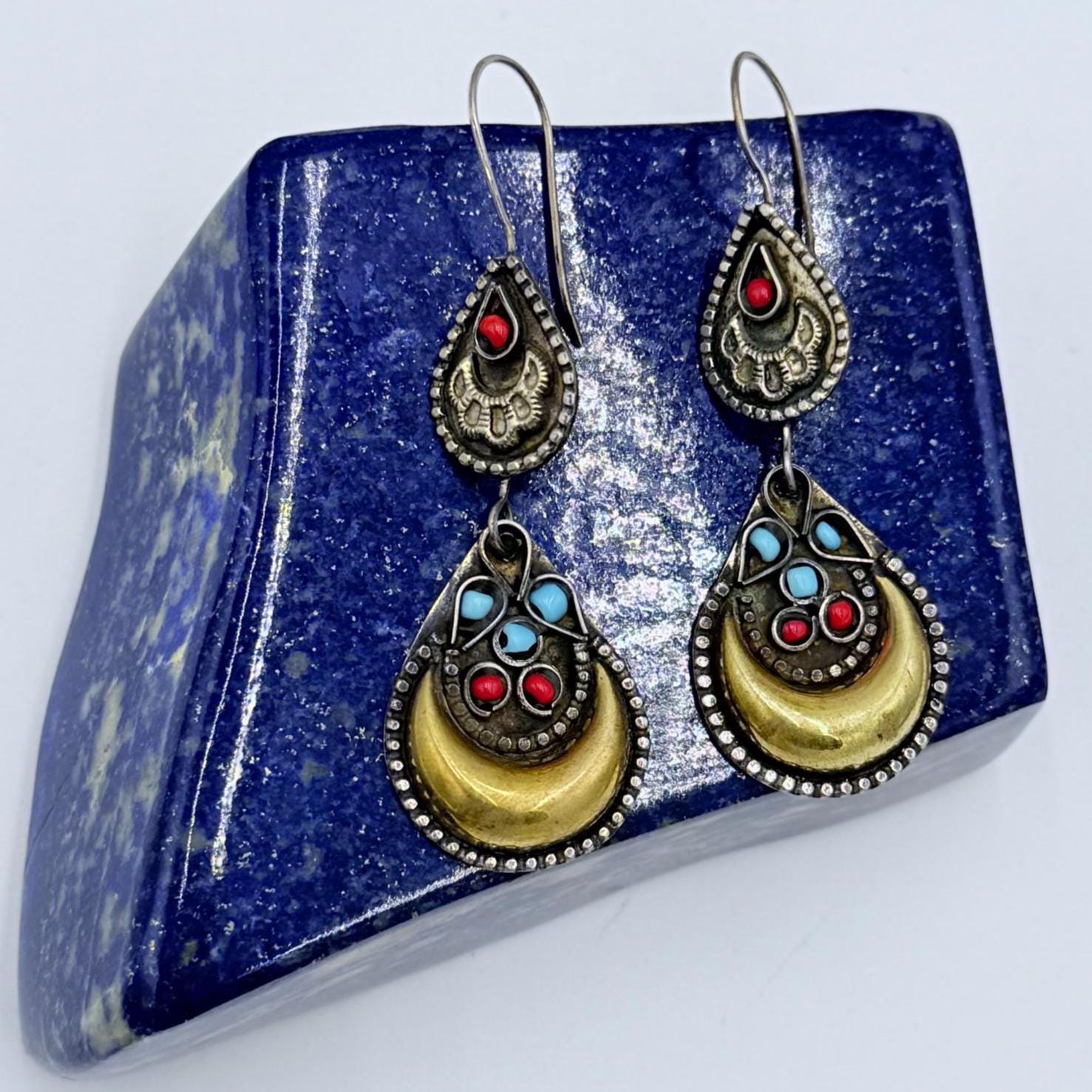 Vintage Style Kuchi earrings Set