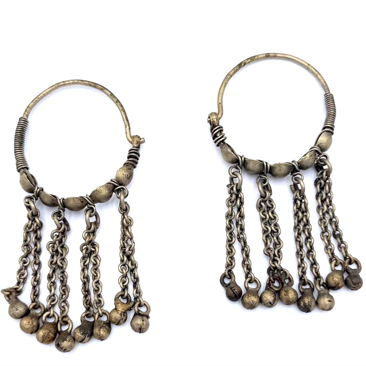Afghan Vintage Hoops Earrings