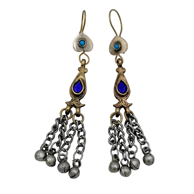 Vintage Afghani Tribal Statement Earrings