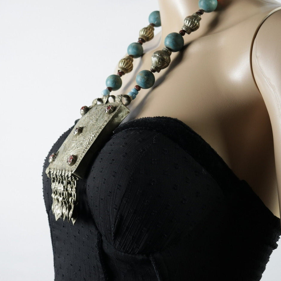 Vintage Style Afghan Choker Necklace