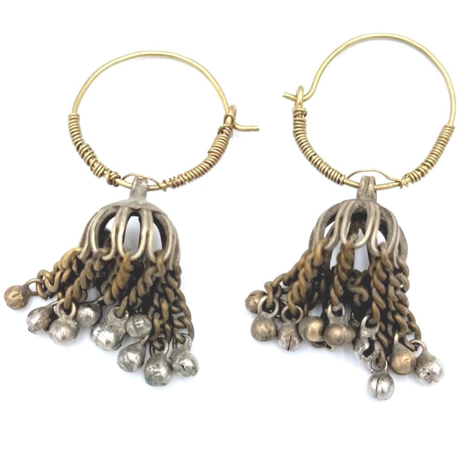 Afghan Vintage Hoops Earrings
