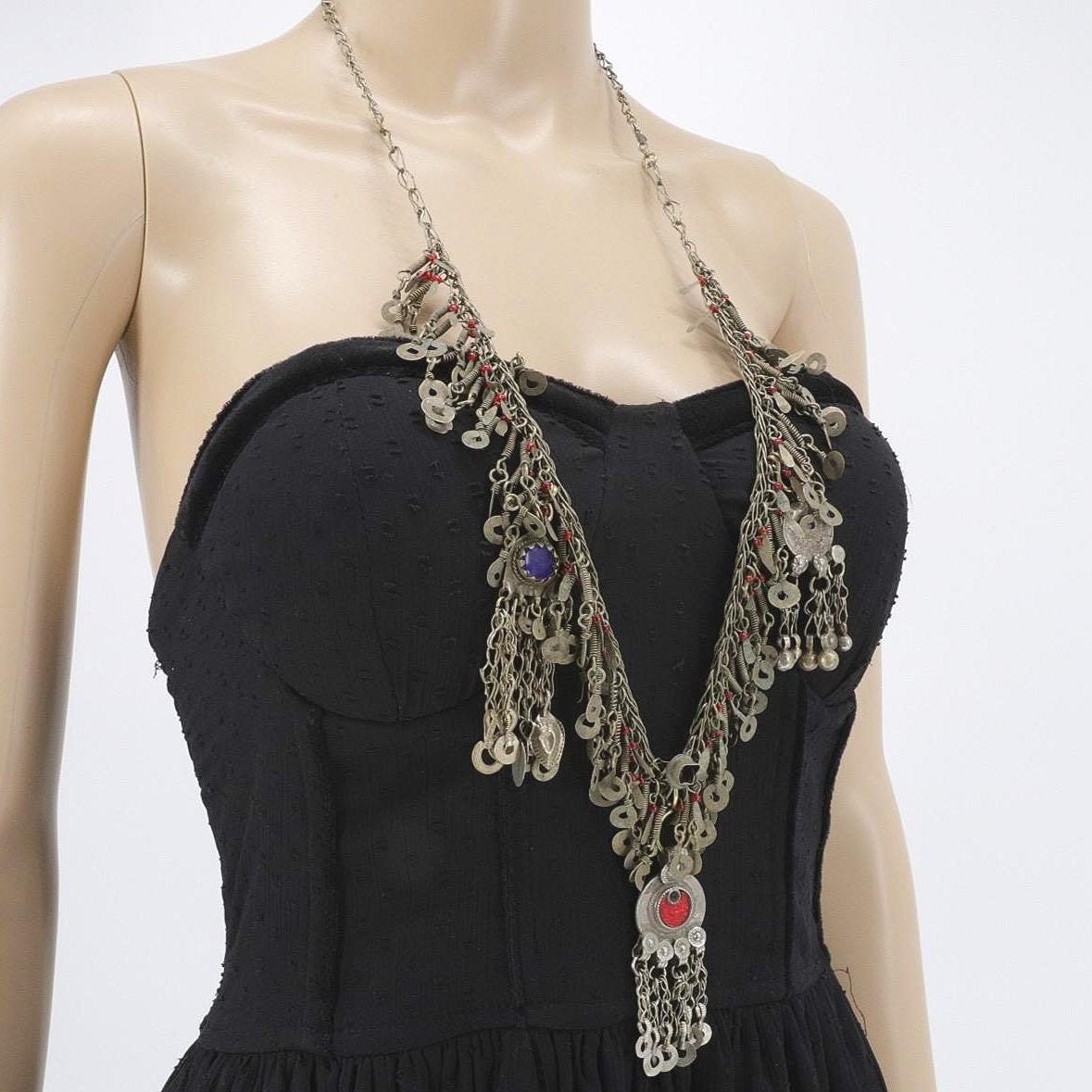 Afghan Vintage Jewelry Necklace