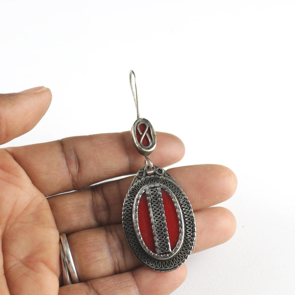 Vintage Afghani Tribal Earrings