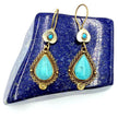 Vintage Afghan Teardrop Earrings
