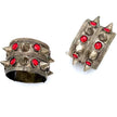 Vintage Afghan Tribal Spiked Cuff Bracelets