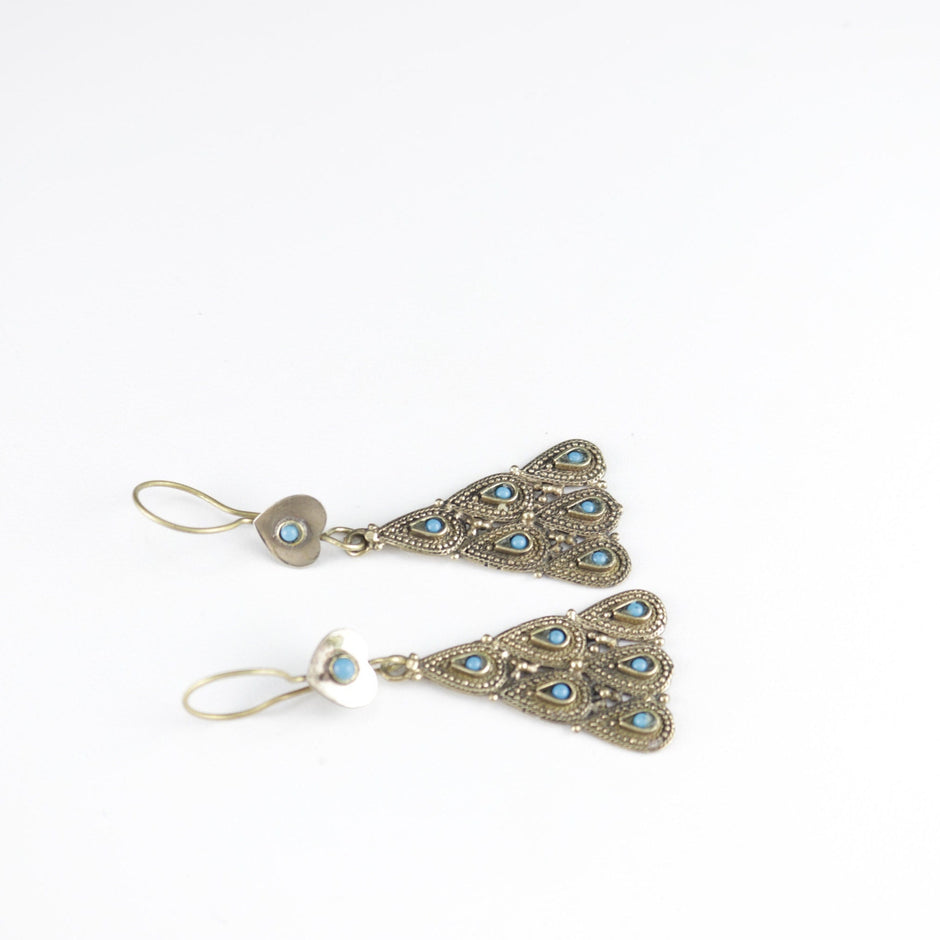 Vintage Afghani Tribal Statement Earrings