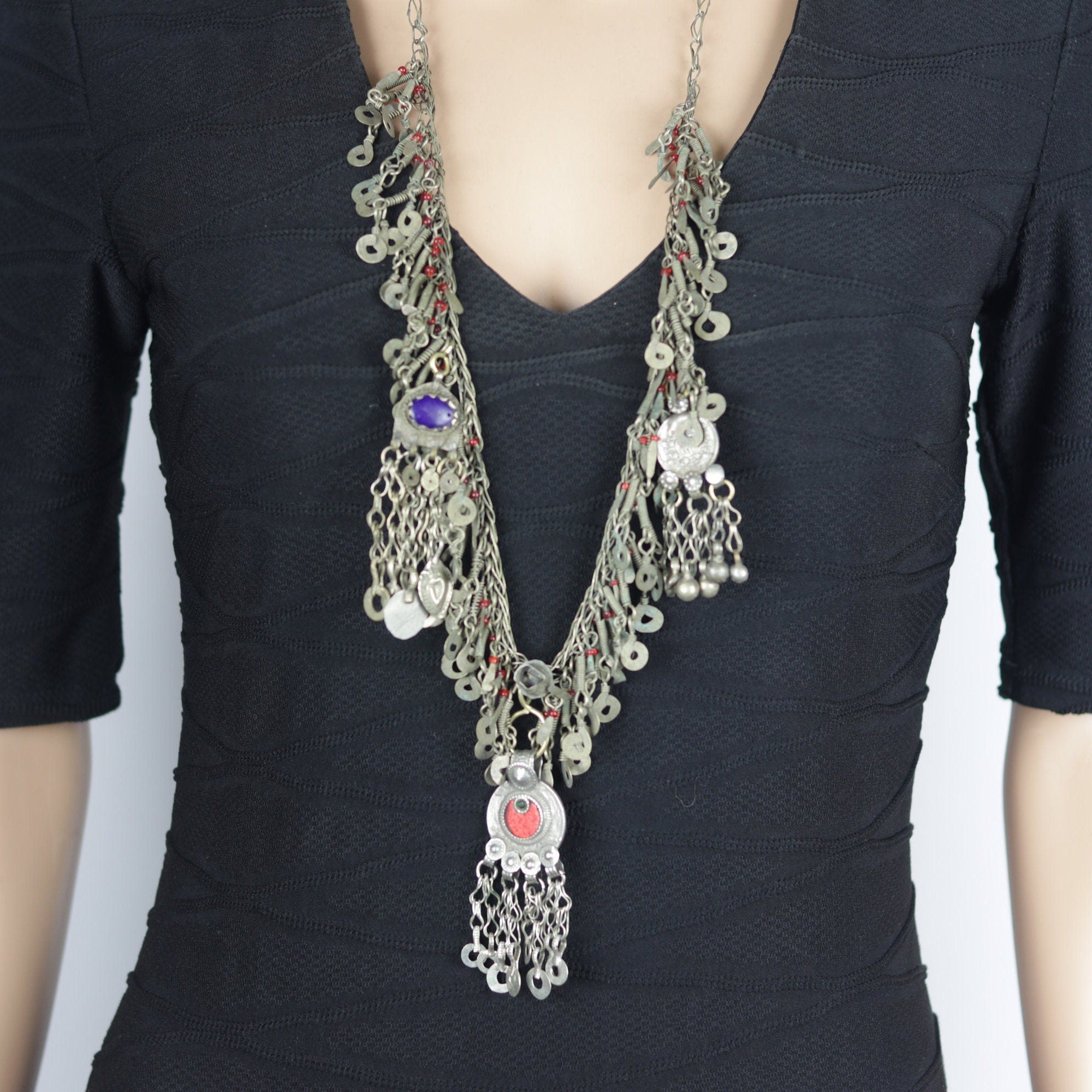 Afghan Vintage Jewelry Necklace