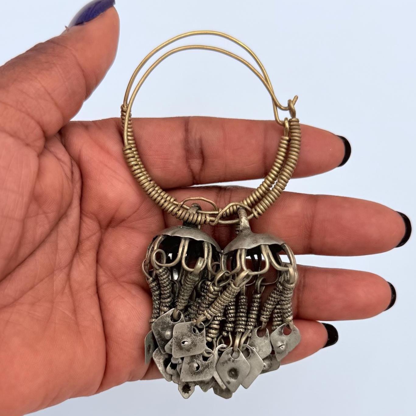 Afghan Handmade Hoops Earrings
