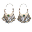 Vintage Handmade Kuchi Hoops Earrings