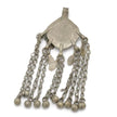 Vintage Afghan Kuchi Tribal Pendant - Handmade Red Jewelry for Belly Dance & Statement Necklaces