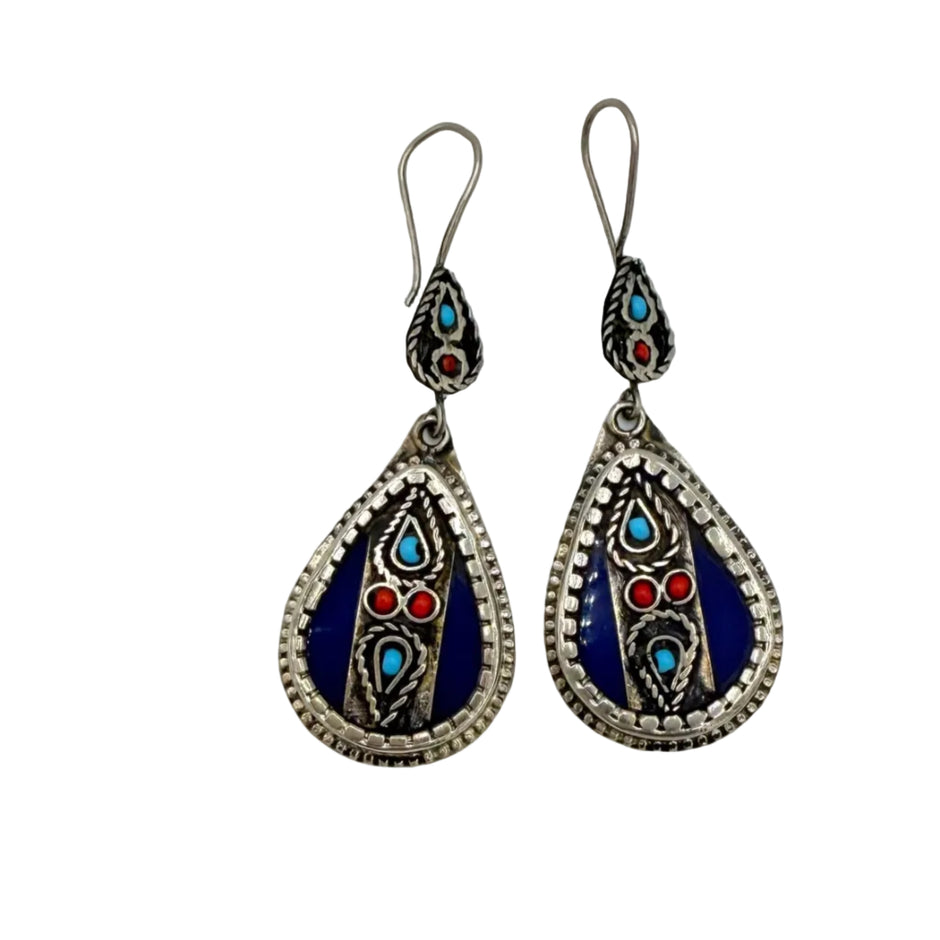 Vintage Afghani Tribal Teardrop Earrings (Copy)
