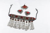 Afghan Bridal Jewelry Set red