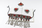 Afghan Bridal Jewelry Set red