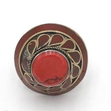 Oversized Vintage Afghan Stone Ring