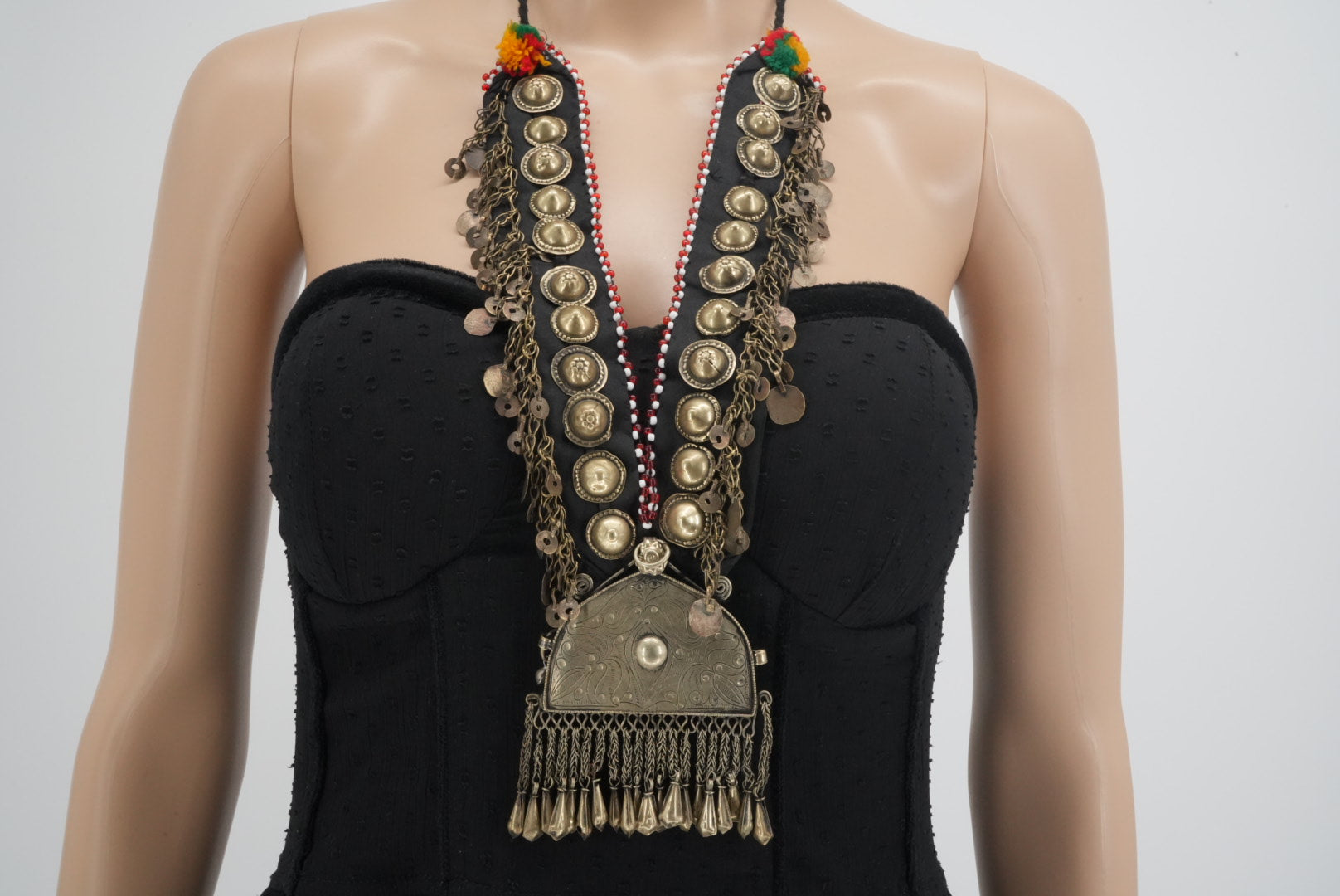 Large Kuchi Vintage Necklace