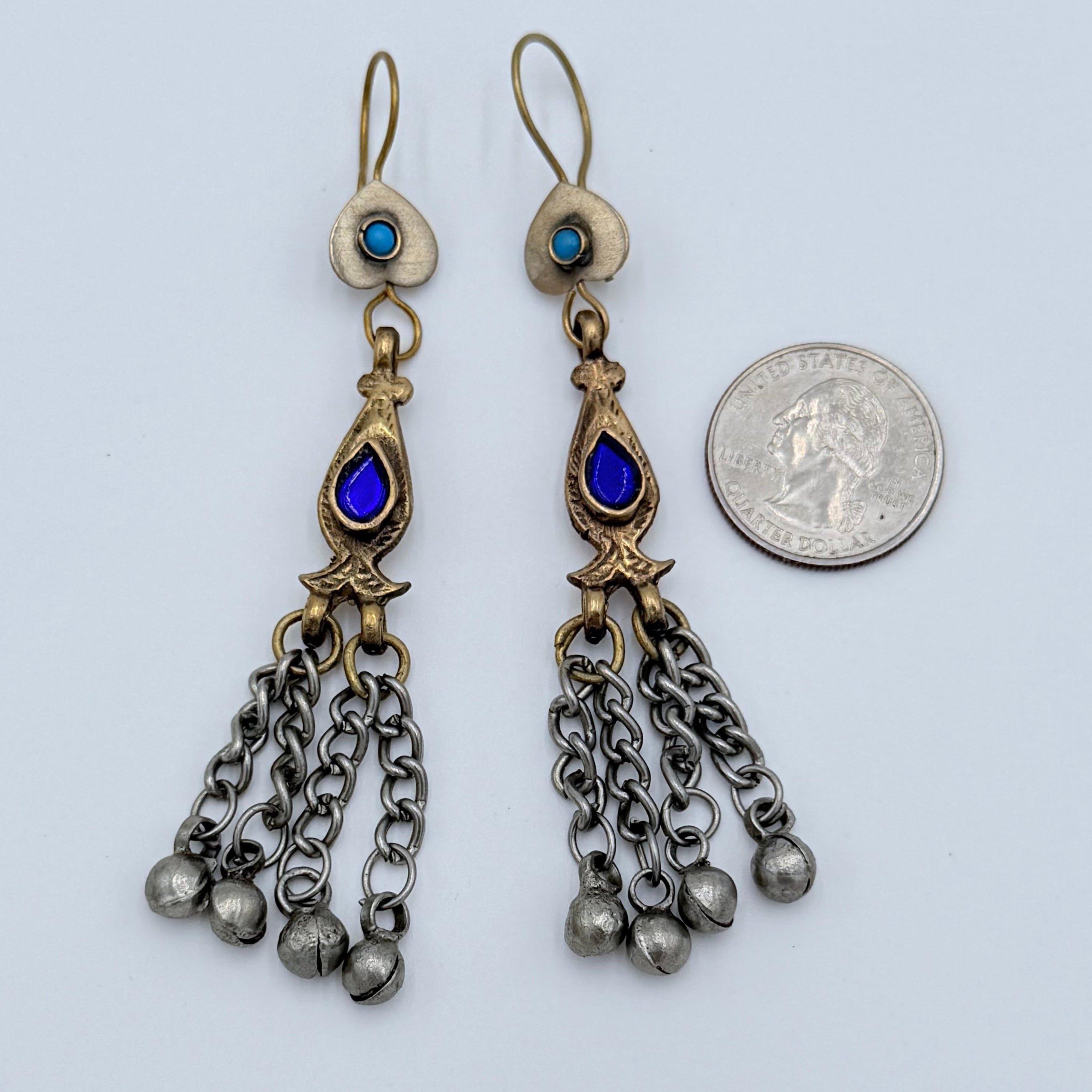 Vintage Afghani Tribal Statement Earrings