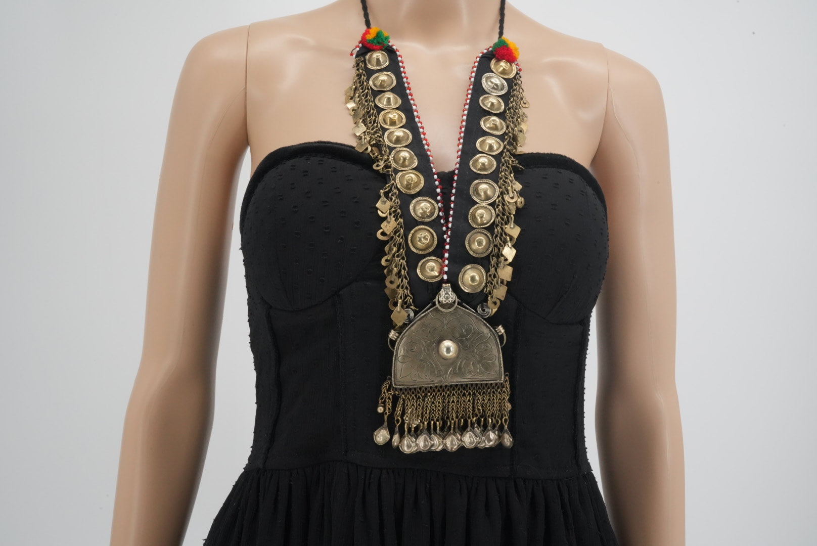 Large Kuchi Vintage Necklace