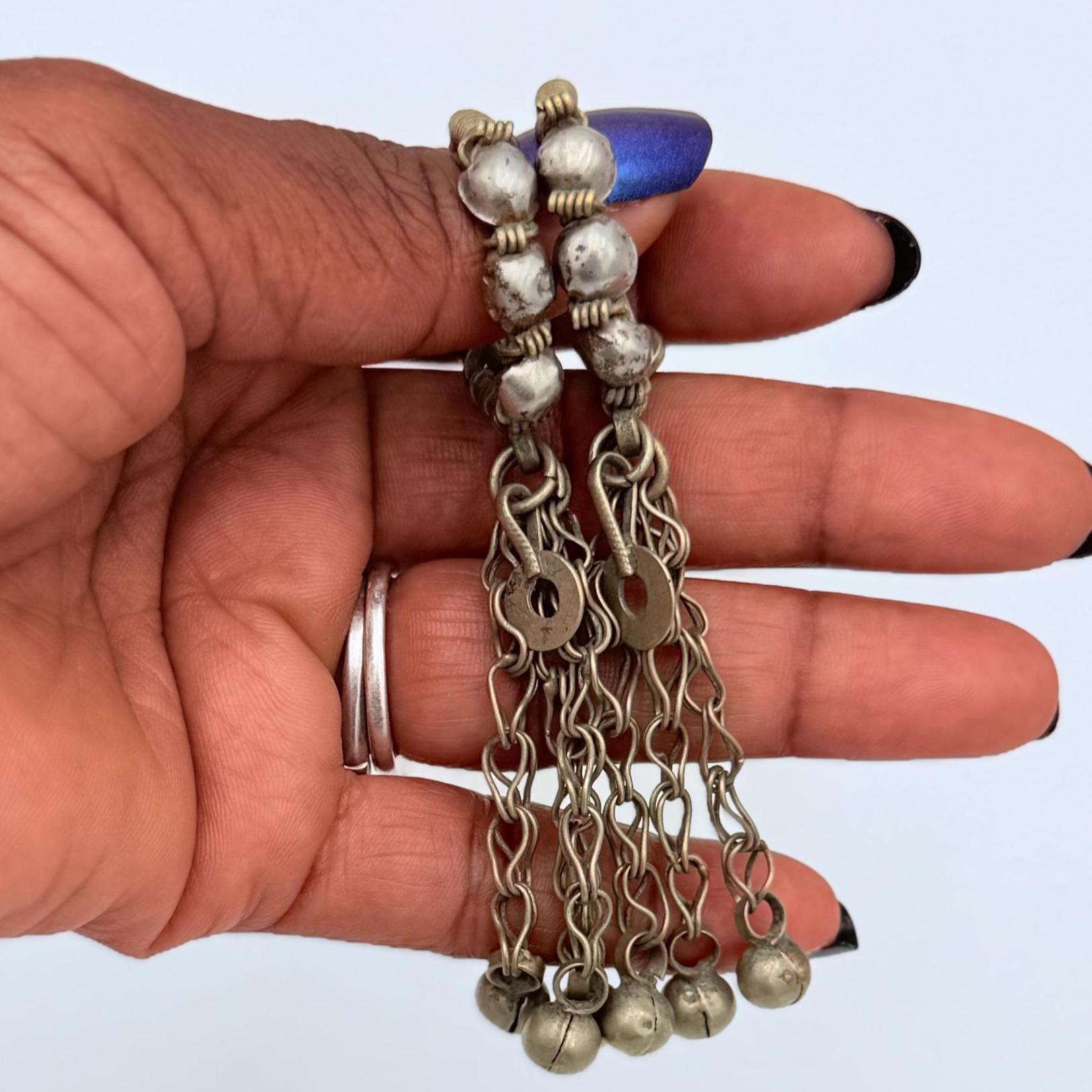 Vintage Hoops - Handmade Hoops - Kuchi Hoops - Afghan Kuchi Hoops - Tribal Jewelry - Hipster Earring