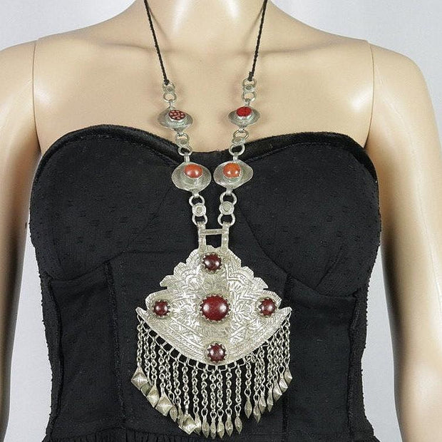 Vintage Afghan Tribal Necklace Pendant