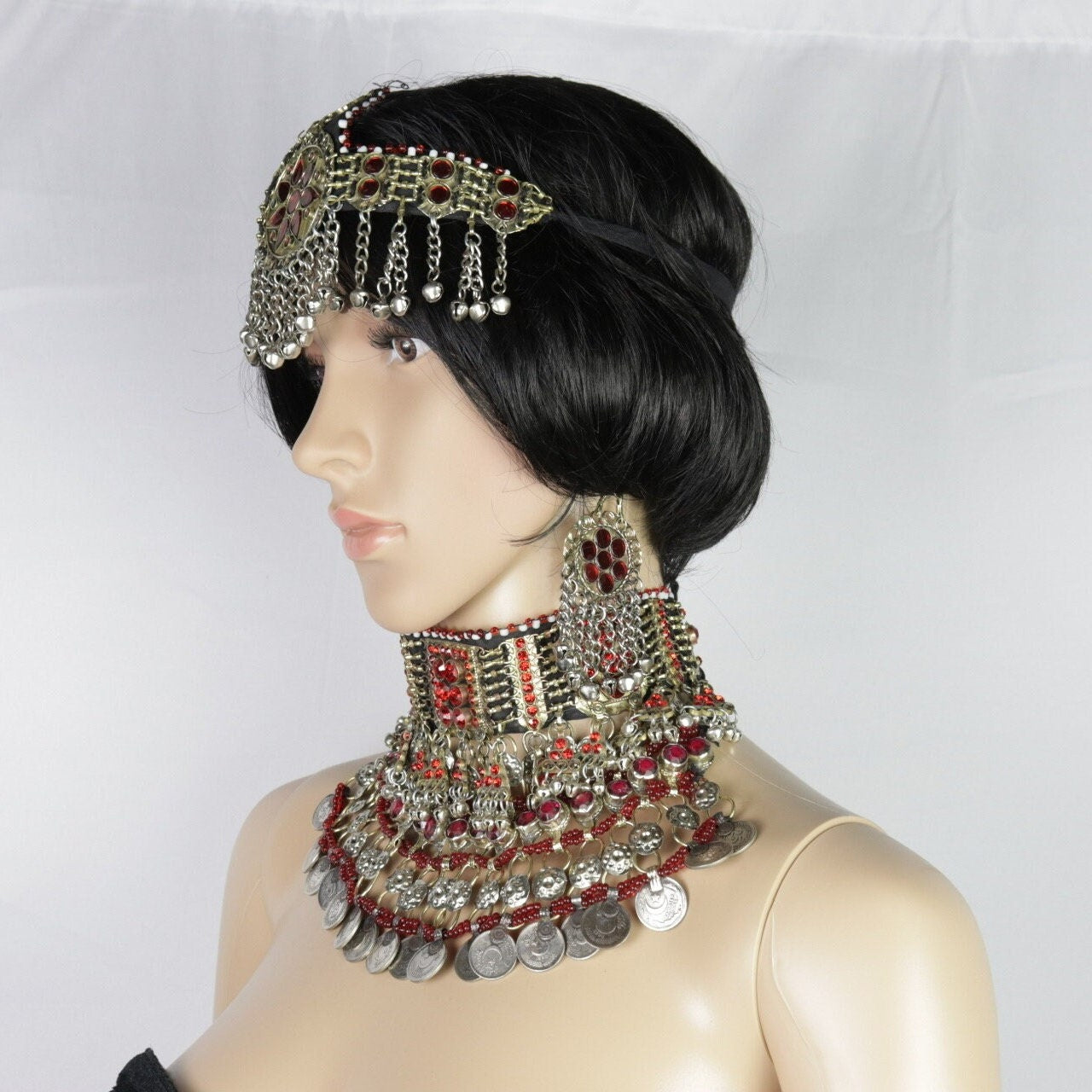 Afghan Jewelry - Jewelry set of 3