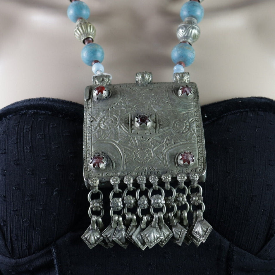 Vintage Style Afghan Choker Necklace