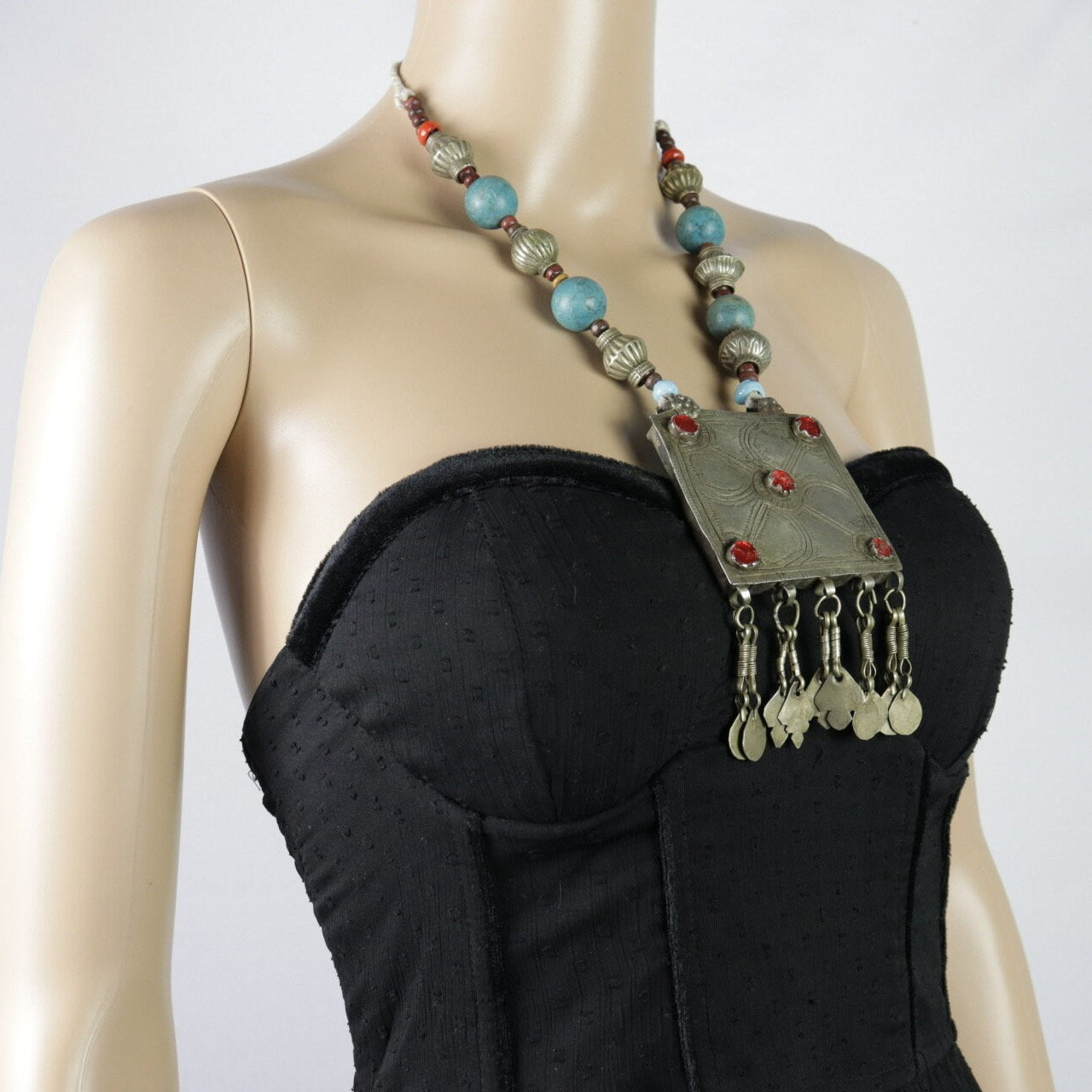 Vintage Afghan Statement Necklace