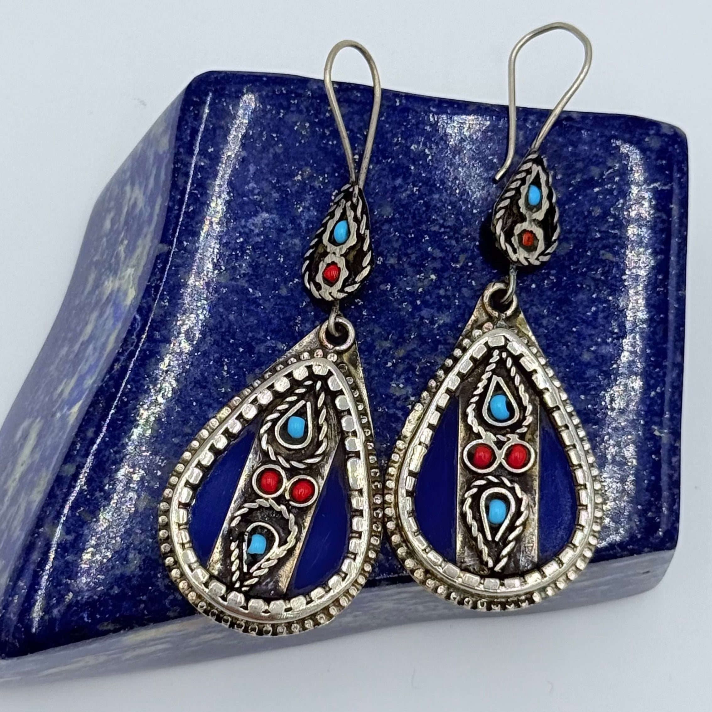 Vintage Afghani Tribal Teardrop Earrings (Copy)