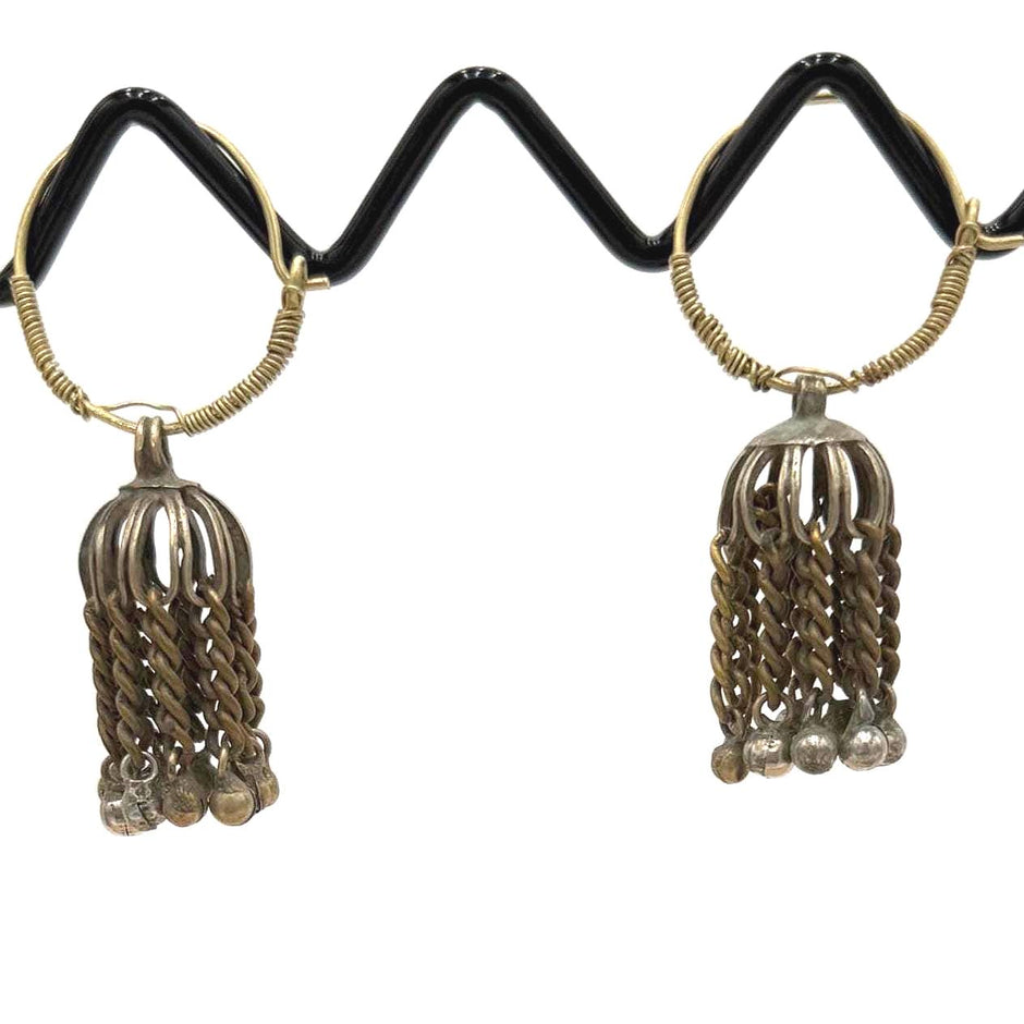 Afghan Vintage Hoops Earrings