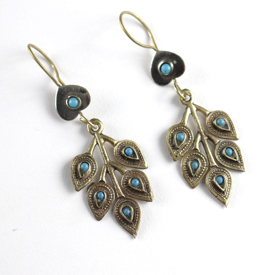 Vintage Afghani Tribal Statement Earrings