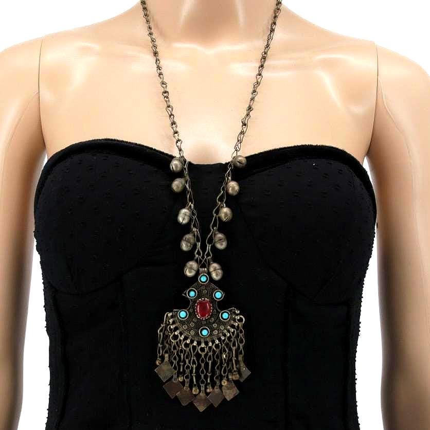Vintage Statement Pendant Necklace