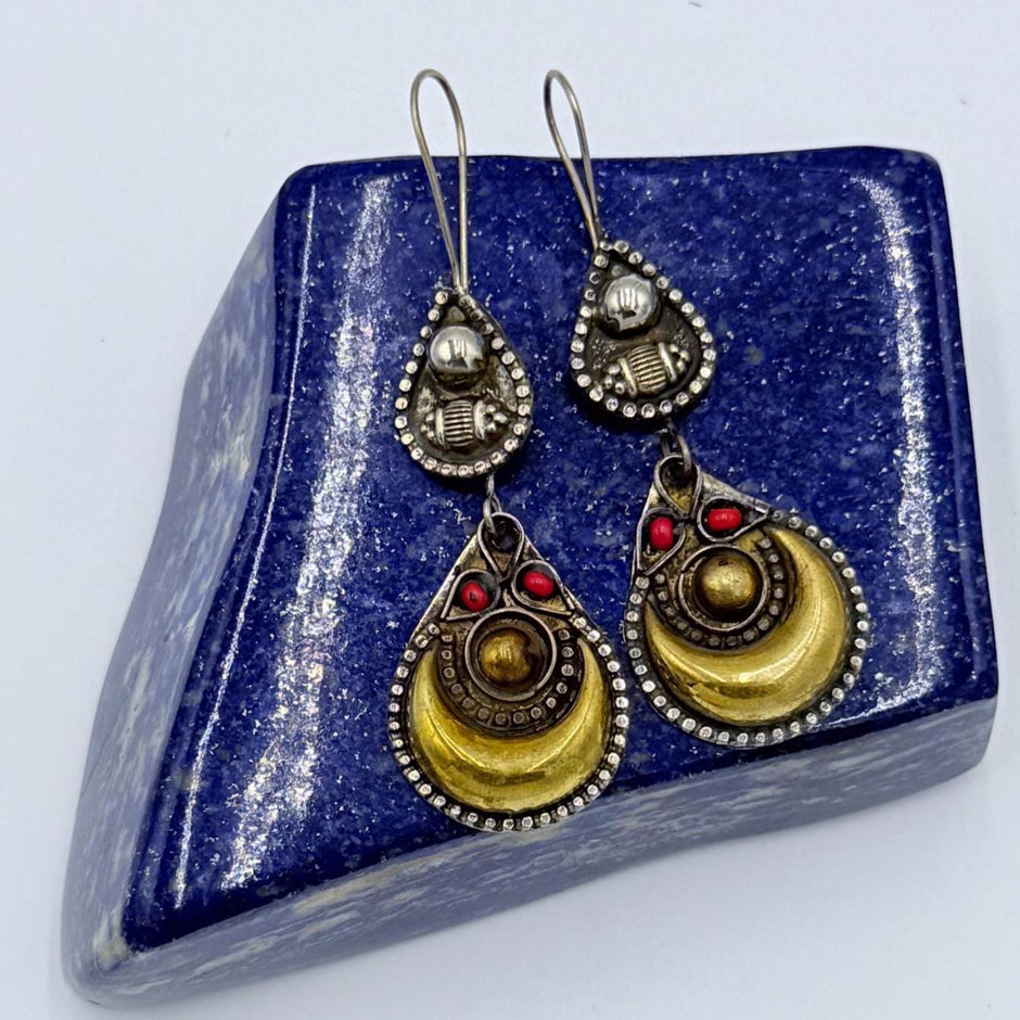 Vintage Style Kuchi earrings Set