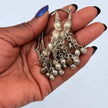 Vintage Handmade Kuchi Hoops Earrings