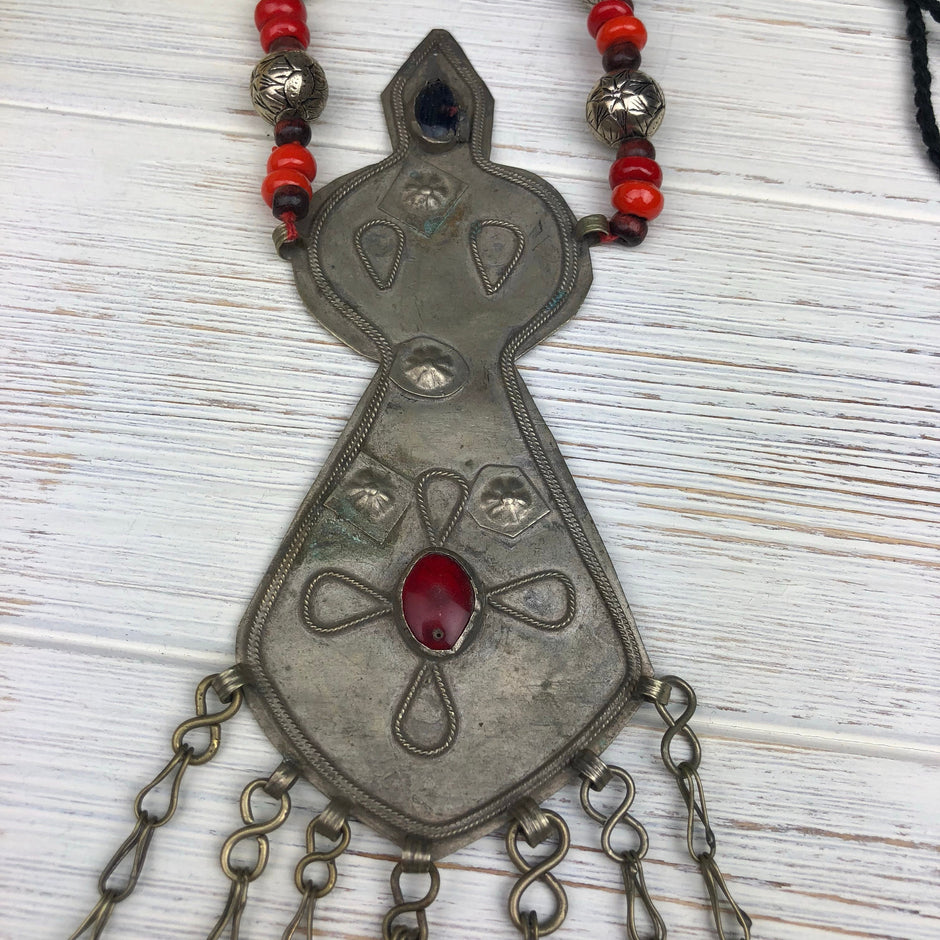 Vintage Afghan Ethnic Necklace