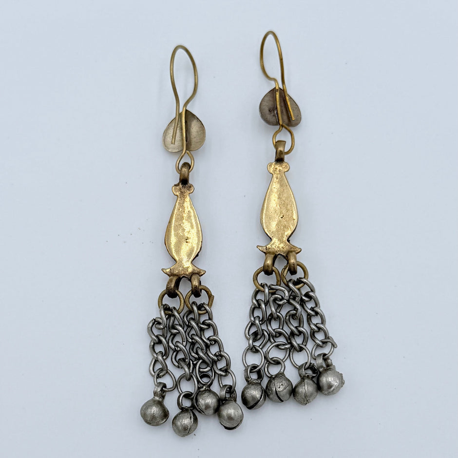 Vintage Afghani Tribal Statement Earrings
