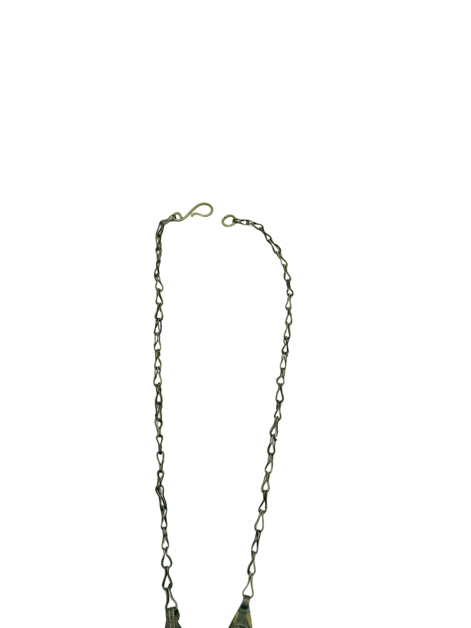Vintage Afghani Handmade Pendant  Necklace