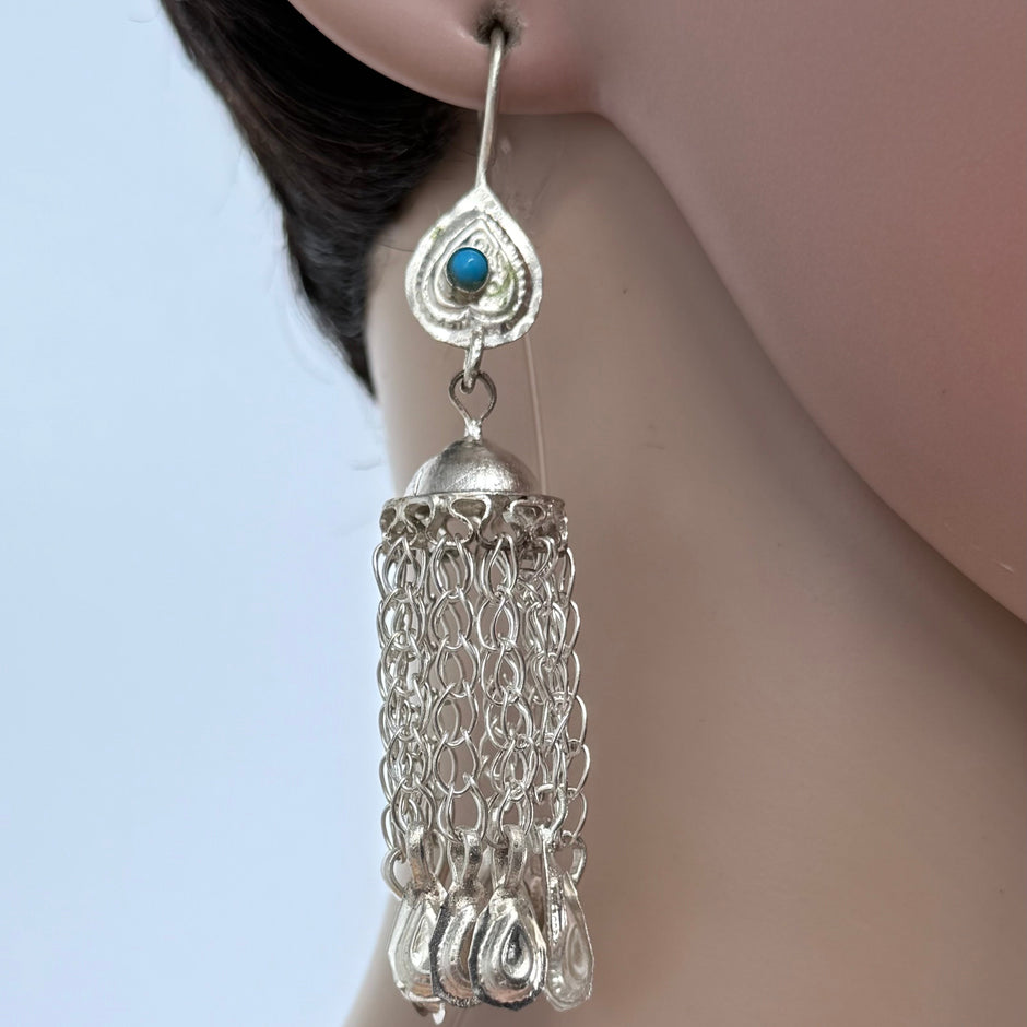 Vintage Afghani Tribal Statement Earrings