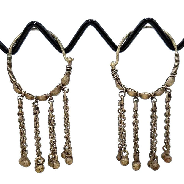 Afghan Vintage Hoops Earrings