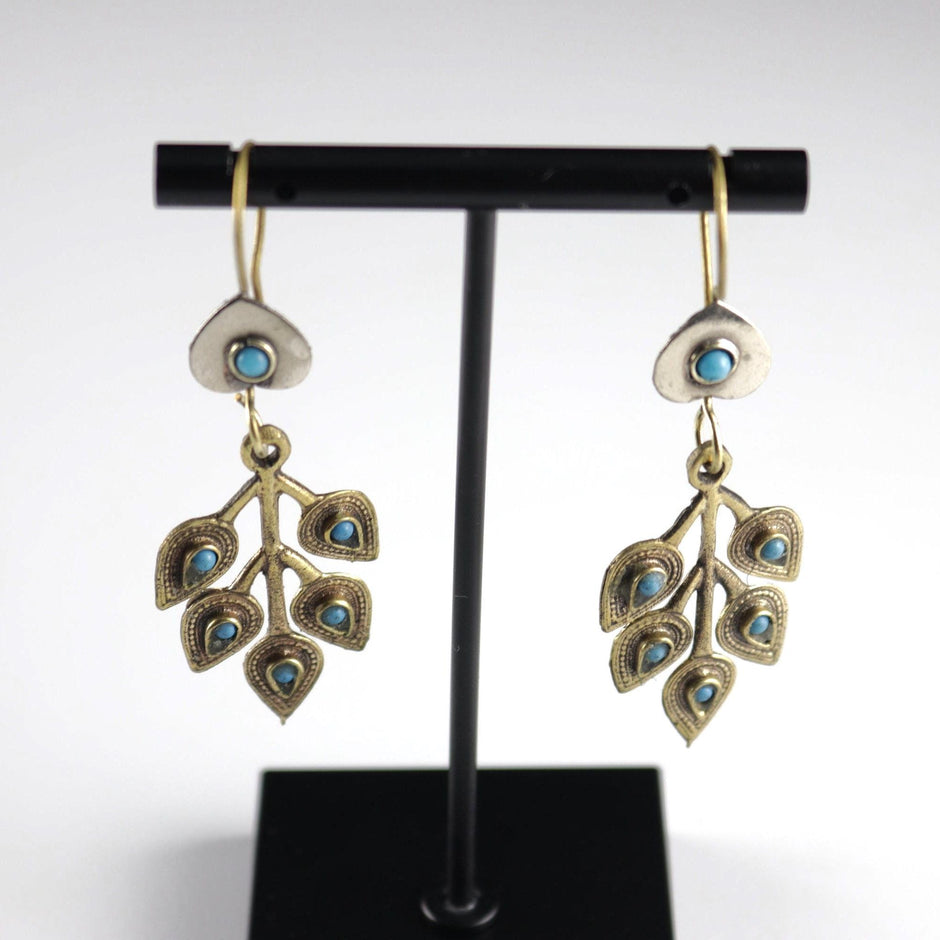 Vintage Afghani Tribal Statement Earrings