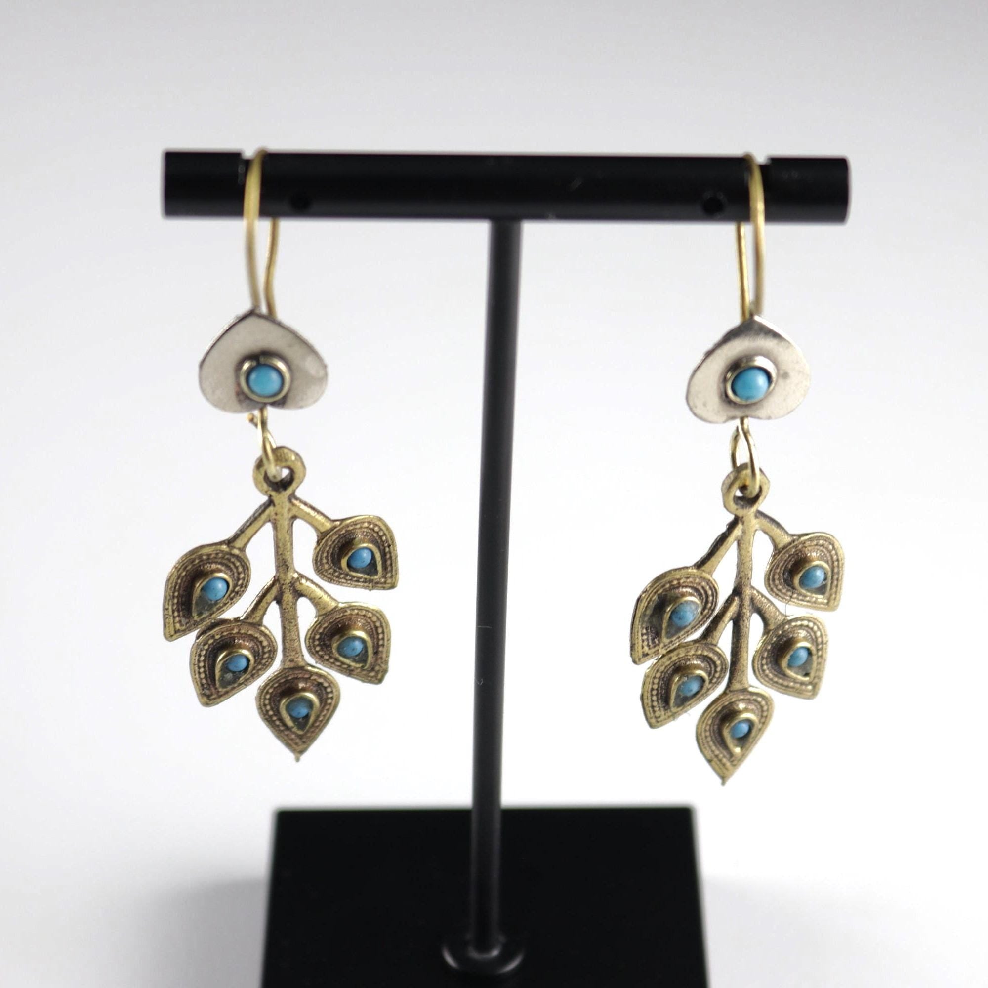 Vintage Afghani Tribal Statement Earrings