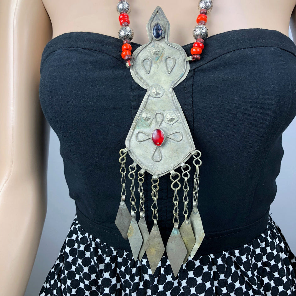 Vintage Afghan Ethnic Necklace