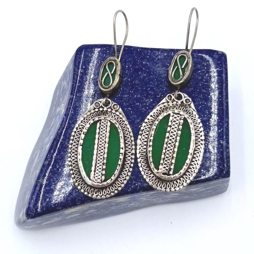 Vintage Afghani Tribal Earrings