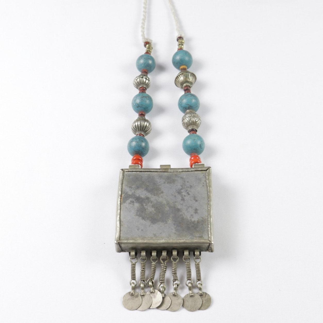 Vintage Beaded Statement Necklace