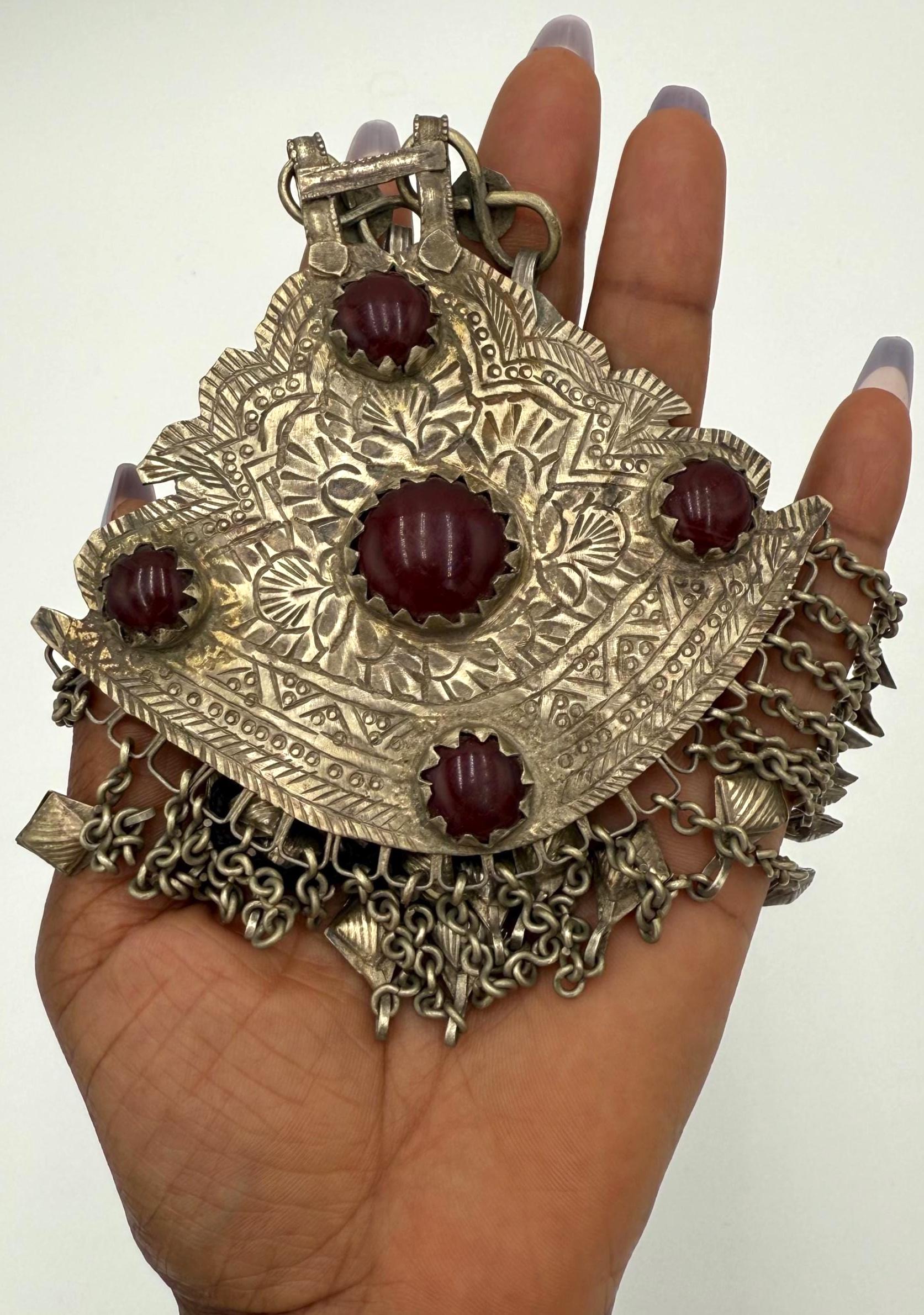 Vintage Afghan Tribal Necklace Pendant
