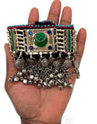 Green Vintage Style Afghan Choker Necklace