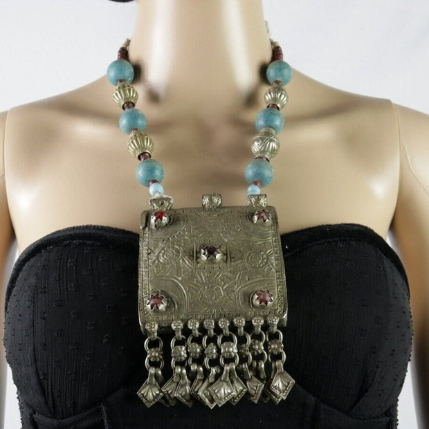 Vintage Style Afghan Choker Necklace
