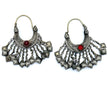 Vintage Handmade Kuchi Hoops Earrings